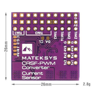 Matek Systems CRSF-PWM Converter with built-in current sensor