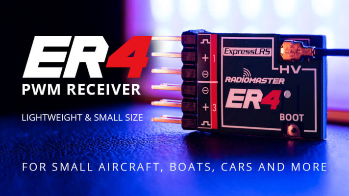 RadioMaster ER4 ELRS PWM receiver