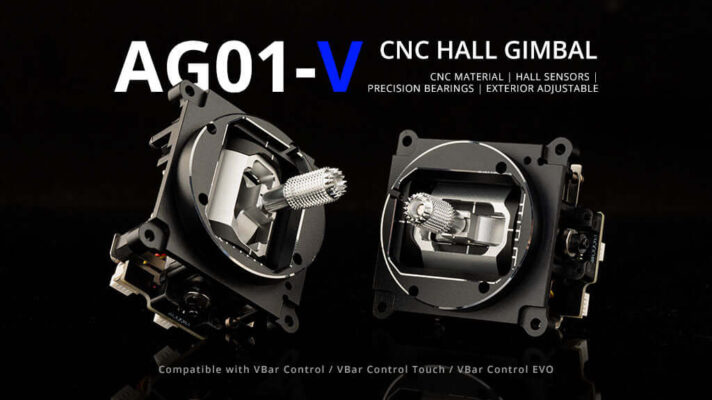 RadioMaster AG01-V CNC Metal Gimbal Set [DISCONTINUED] - TekRC EU
