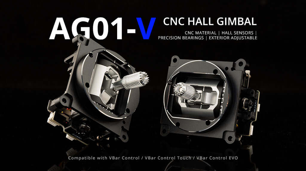 RadioMaster AG01-V CNC Metal Gimbal Set [DISCONTINUED] - TekRC EU