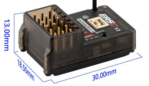 RadioMaster ER5C V2 Dimensions